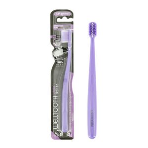Щетка зубная `WELLTOOTH` (мягкая) violet