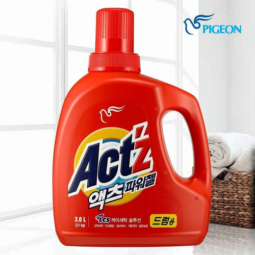 PIGEON Концентрированный гель для стирки белья для машин с горизонтальной загрузкой / Act’z Power Gel, 3000 мл — изображение 2