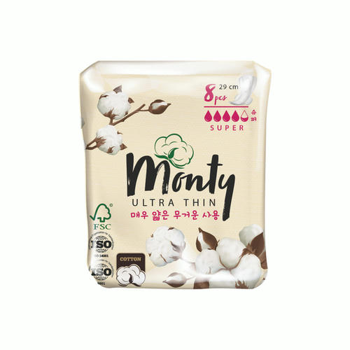 Женcкие гигиенические прокладки Monty ULTRA THIN SUPER PLUS 8шт