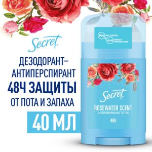 Дез. P&G Secret жен. стик Rosewater scent 40мл