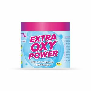 Отбеливатель-пятновыводитель для всех типов тканей Extra OXI power, c активным кислородом, 500г