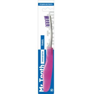 Зубная щетка Mr.Tooth Travel, средняя жесткость