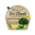 PRO CLIMATE Биоразлагаемый гель для посуды СОЧНЫЙ ЛИМОН 700мл