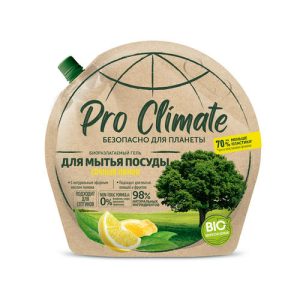PRO CLIMATE Биоразлагаемый гель для посуды СОЧНЫЙ ЛИМОН 700мл