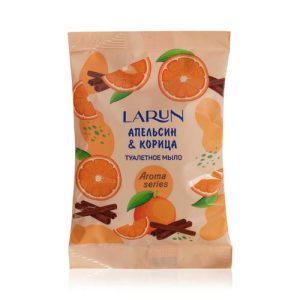 Мыло туалетное Larun Апельсин и Корица, 75г