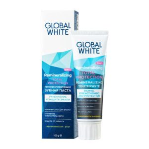Зубная паста GLOBAL WHITE реминерализирующая 100 г