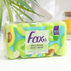 Мыло туалетное Fax Яблоко и Авокадо, 5х70г