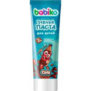 Зубная паста детская Babiko Кола, 75мл