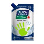 Жидкое туалетное мыло антибактериальное AURA Ромашка дой-пак, 500мл