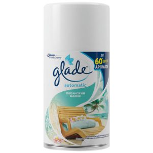 Автоматический освежитель воздуха Glade Океанский оазис, 269мл запасной блок
