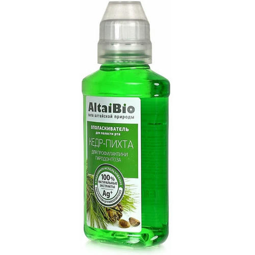 Ополаскиватель для полости рта AltaiBio Кедр-пихта Профилактика пародонтоза, 200 мл — изображение 2