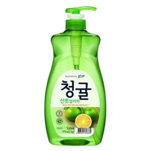 LION Концентрированное средство для мытья посуды Chamgreen Зеленый цитрус, флакон, 970 мл
