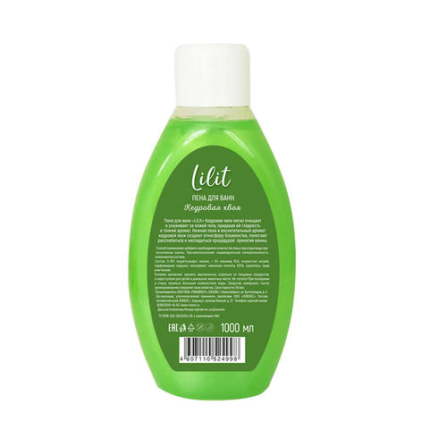 Пена для ванн Lilit Кедровая хвоя, 1000 мл — изображение 2