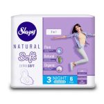 Прокладки женские гигиенические Sleepy Natural Soft Night 320мм 6шт