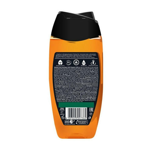 Гель для душа и шампунь Palmolive Men 2в1, Бодрящий цитрусовый заряд, 250мл — изображение 2