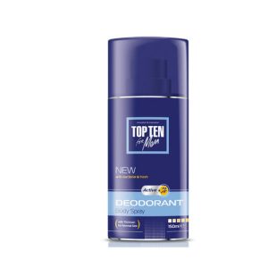 Дезодорант-спрей мужской Top Ten Active, 150мл