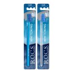 Зубная щётка R.O.C.S Отбеливающая, средняя жесткость