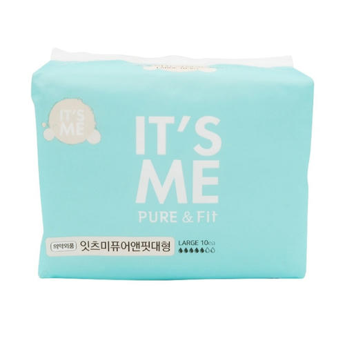 Прокладки гигиенические IT`S ME Pure&Fit Large 28см (10шт)