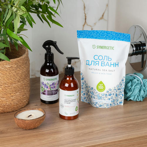 Соль д/ванн Synergetic Магниево-сульфатная 1000г — изображение 2