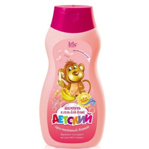 Шампунь и гель для душа Детский 'Ароматный банан' 300 мл
