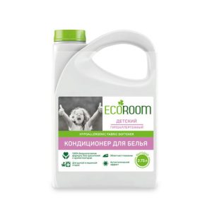 Кондиционер для детского белья Ecoroom, биоразлагаемый, 2.75л