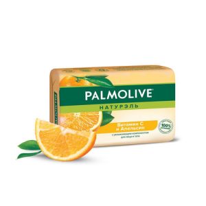 Мыло туалетное для лица и тела Palmolive Натурэль Витамин C и Апельсин, 150г