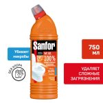 Средство санитарно-гигиеническое SANFOR WC gel Super Power для унитаза 750 мл