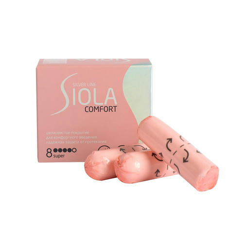 Тампоны Siola Silver super 8шт