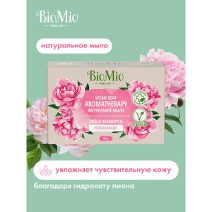 М/т BioMio 90г Пион и пальмароза короб