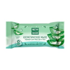 Мыло туалетное Чистая линия Алоэ, 75г