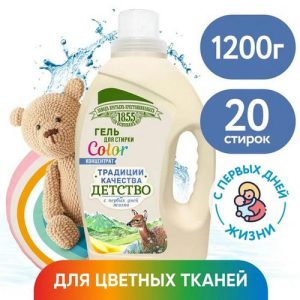 Гель для стирки Завод Братьев Крестовниковых Color Детство, 1.2л