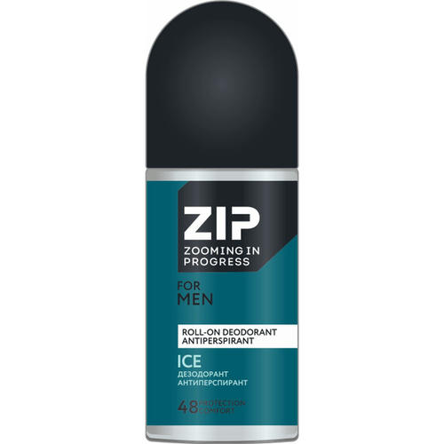 Дезодорант шариковый мужской ZIP Ice, 70мл