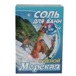 Соль для ванн Морская с пеной, 400гр