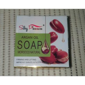 Мыло кусковое Silky Pleasuze 100г Аргановым маслом