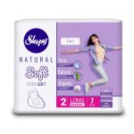Прокладки женские гигиенические Sleepy Natural Soft Long 280мм 7шт
