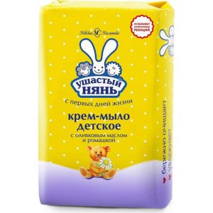 Мыло туалетное Ушастый нянь с экстрактом ромашки, детское, 90г