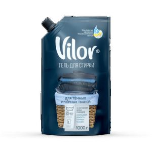 Гель для стирки VILOR для черных тканей,1000 мл