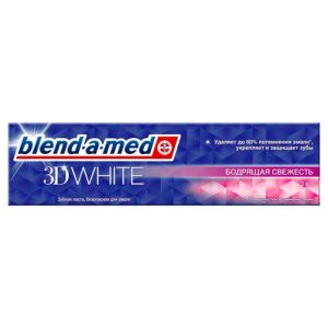 Зубная паста Blend-a-med 3D White Бодрящая свежесть, 100мл
