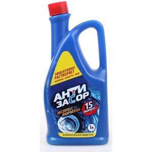 Средство от засоров, Антизасор, гель, 1л