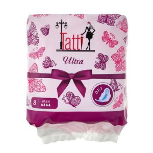 Прокладки гигиенические Tatti Ultra maxi dry, 8шт