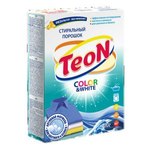 Стиральный порошок Teon Color&White, для белых и цветных вещей, 400 гр