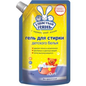 Гель для стирки детского белья Ушастый нянь, 1л