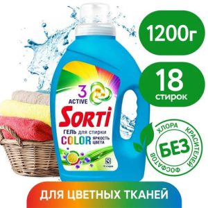 Гель для стирки Sorti Color 1,2л