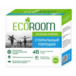 Стиральный порошок универсальный Ecoroom, гипоаллергенный, 1.5кг