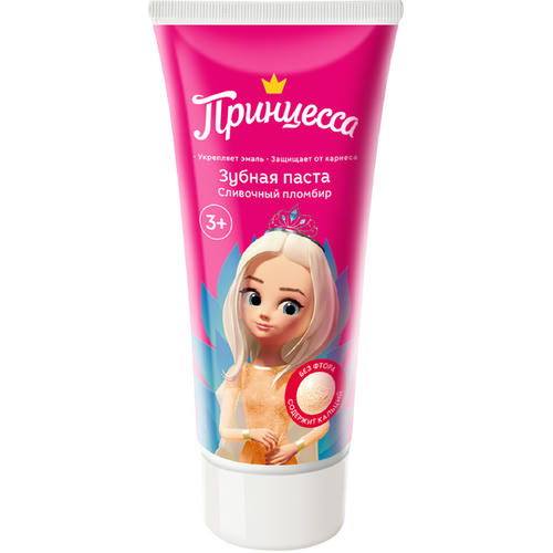 Зубная паста Принцесса Пломбир 65гр