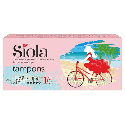Тампоны Siola super, 16шт
