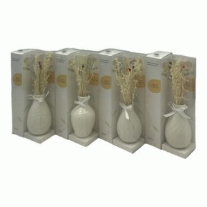 Аромадиффузор 50мл с палочками и декором