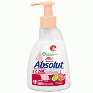 Жидкое мыло Absolut Deo Effect 250мл грейпфрут и бергамот