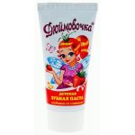 Зубная паста детская Дюймовочка 75г клубника со сливками