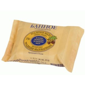 Мыло Традиционное Банное 75г резаное